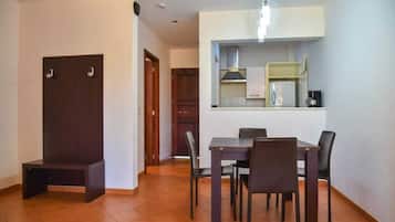 Basic Apartment, 1 Bedroom, Kitchenette, City View | Down comforters, in-room safe, laptop workspace, soundproofing