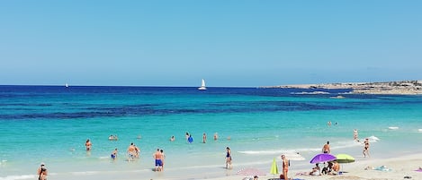 Plage, sable blanc