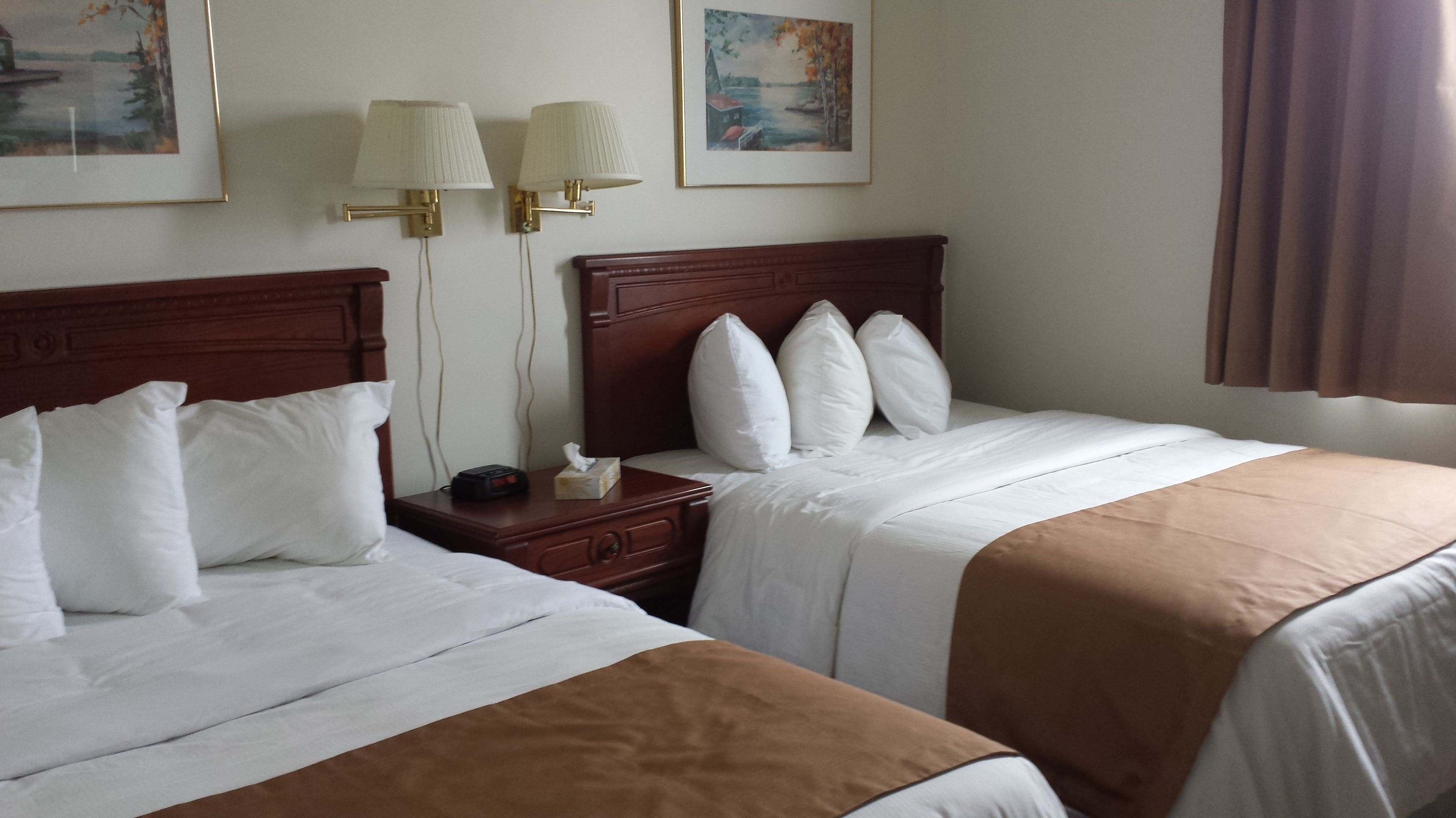 standard double room, 2 double beds | down duvets, iron/ironing board, free wifi, bed sheets