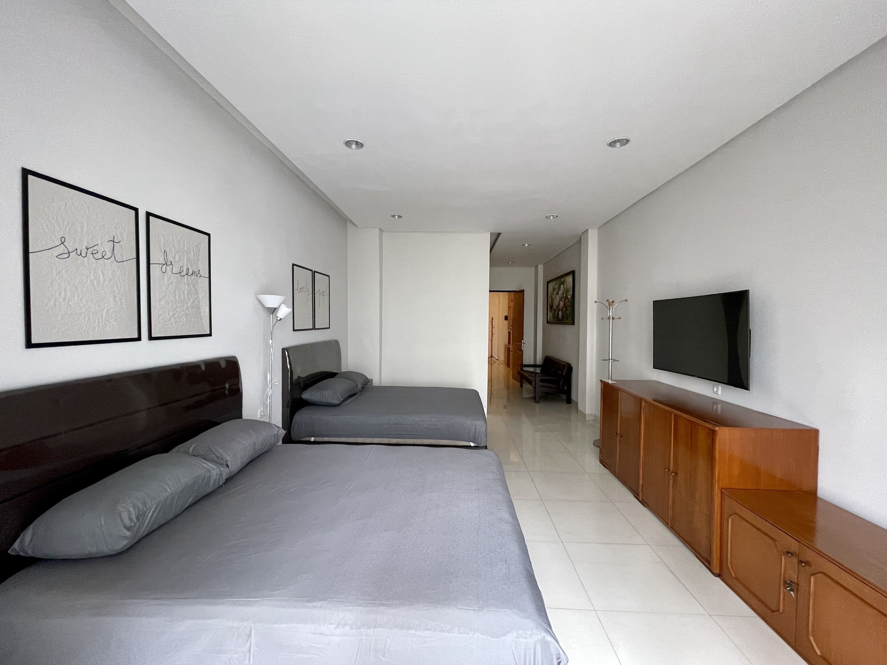 Kamar Quadruple Keluarga | Seprai linen