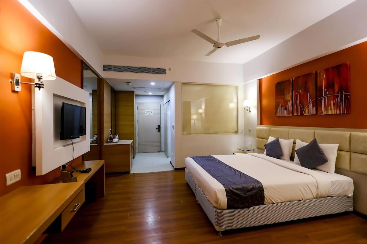 Ropa de cama de alta calidad y minibar