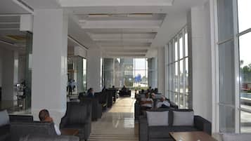 Sala de estar en el lobby