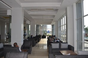 Sitteområde i lobbyen