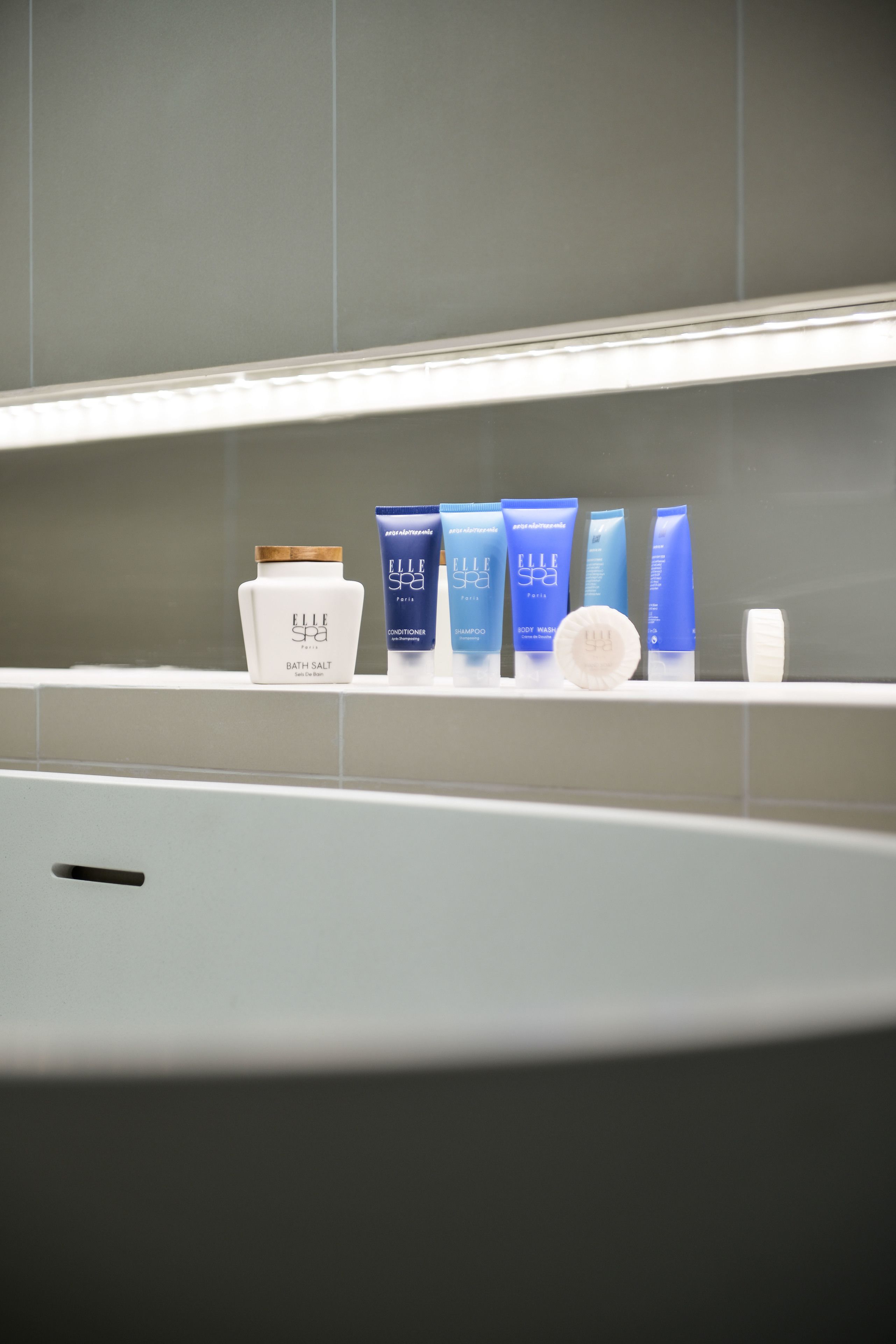 free toiletries, hair dryer, bathrobes, slippers