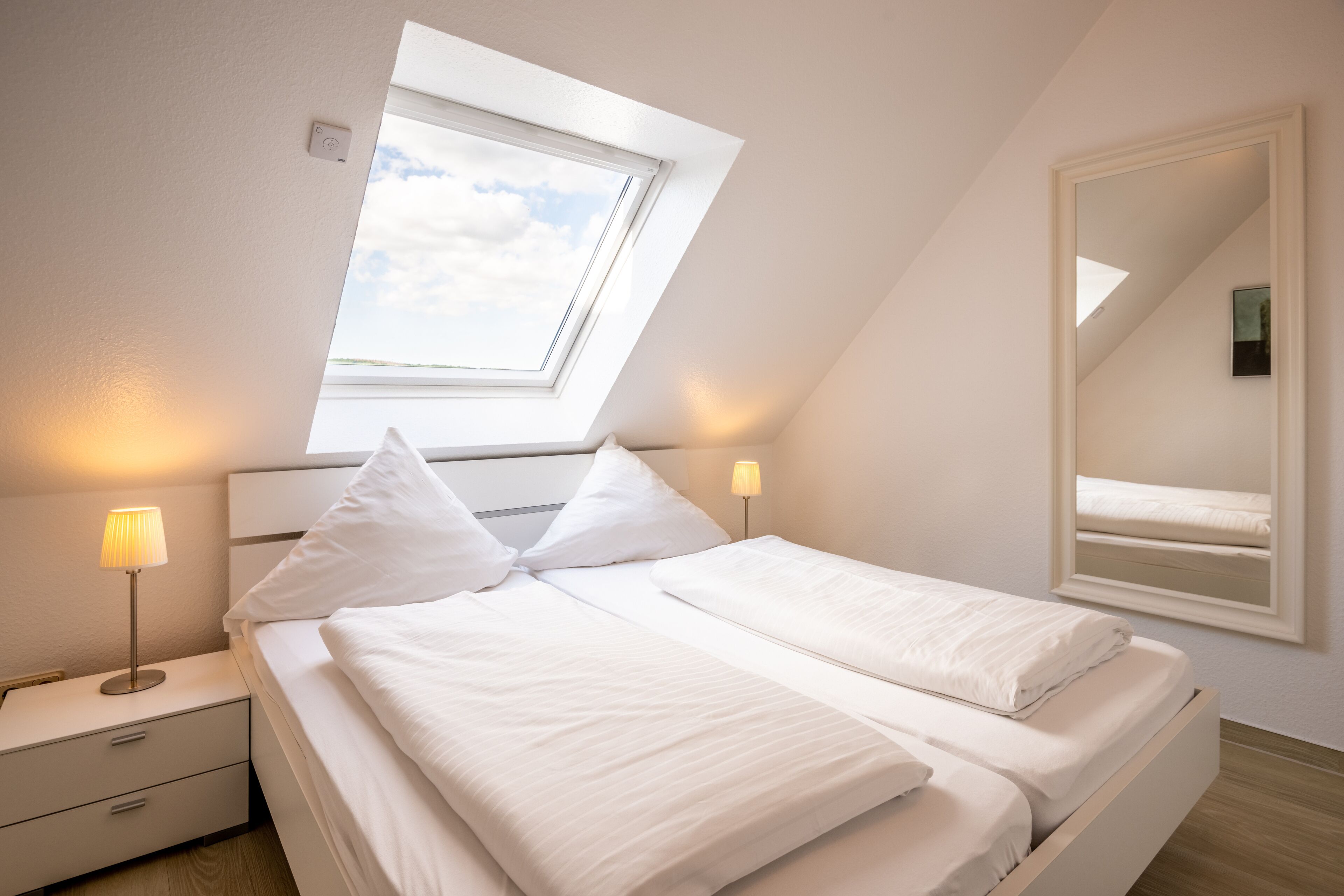 Apartment, 1 Bedroom, Courtyard Area | In-room safe, iron/ironing board, WiFi (free), bed sheets