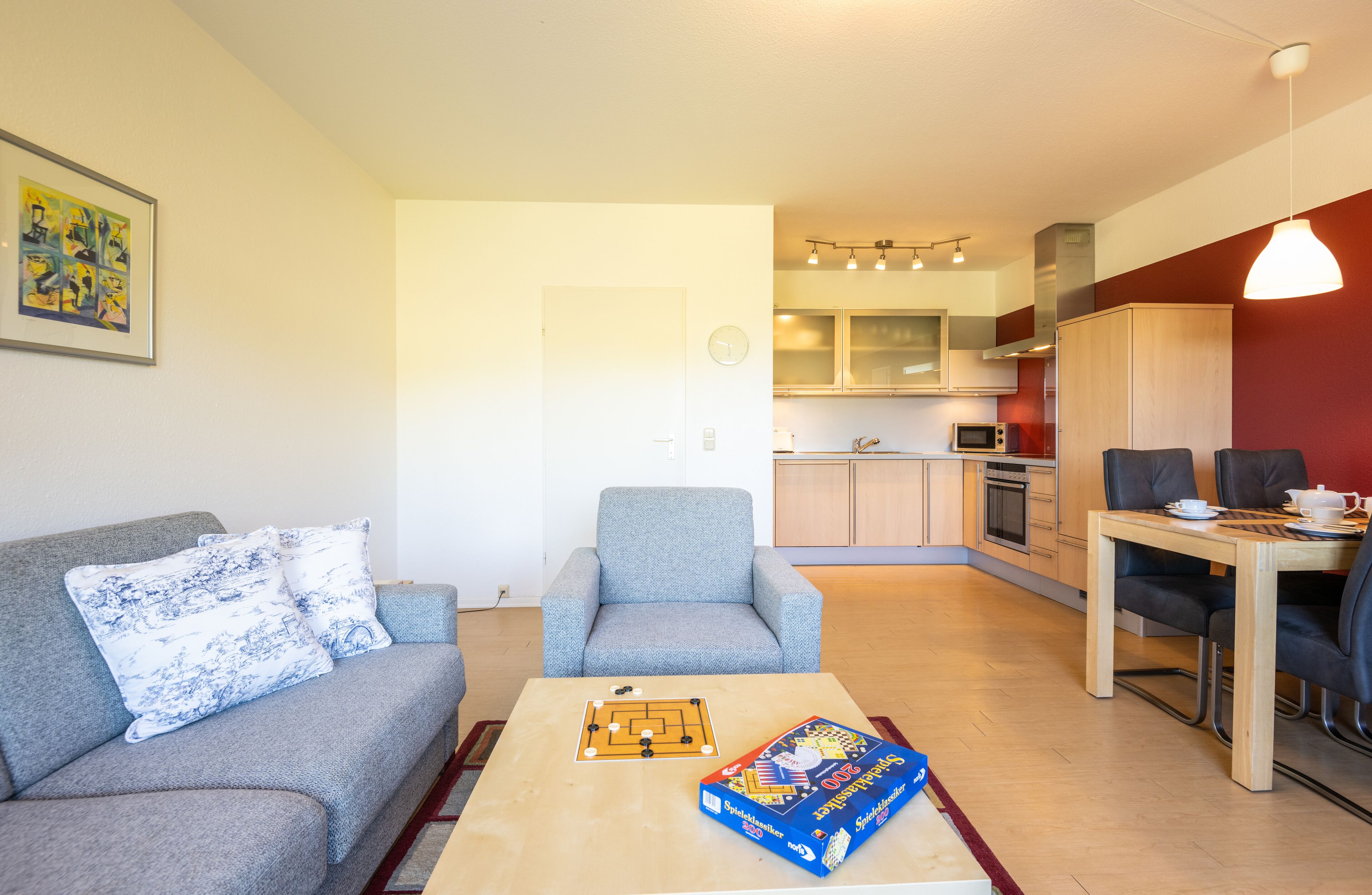 Appartement, 1 slaapkamer, uitzicht op bergen | Woonruimte | Een flatscreentelevisie, een dvd-speler en een tafeltennistafel