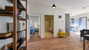Apartamento, 2 habitaciones, planta baja | Zona de estar