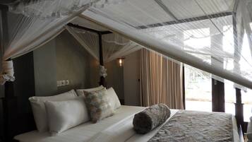 Superior Double Room Ground Pool View | Egyptian cotton sheets, premium bedding, Tempur-Pedic beds, in-room safe