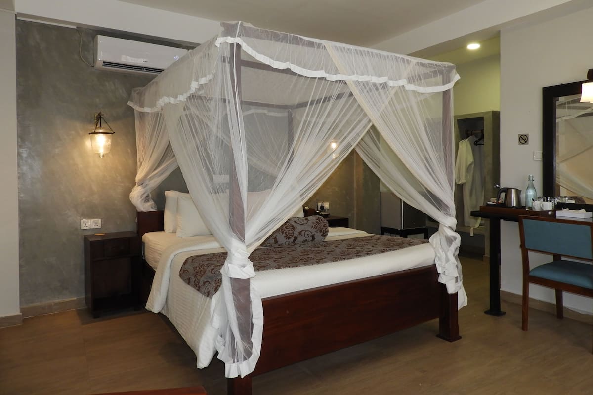 Habitación doble panorámica | 1 habitación, sábanas de algodón egipcio y ropa de cama de alta calidad