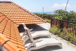 Blick von der Unterkunft