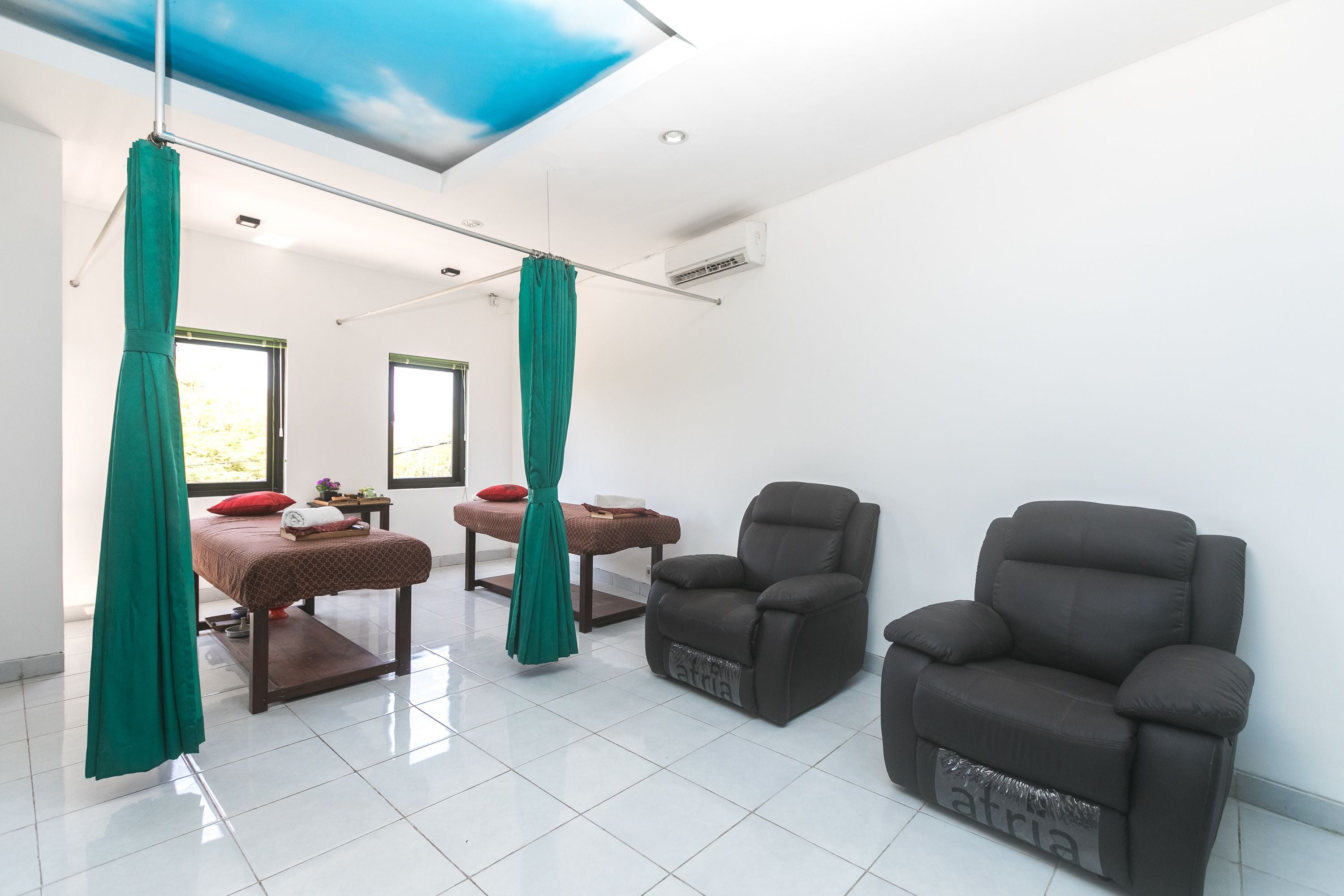 body scrubs, manicures and pedicures, massages