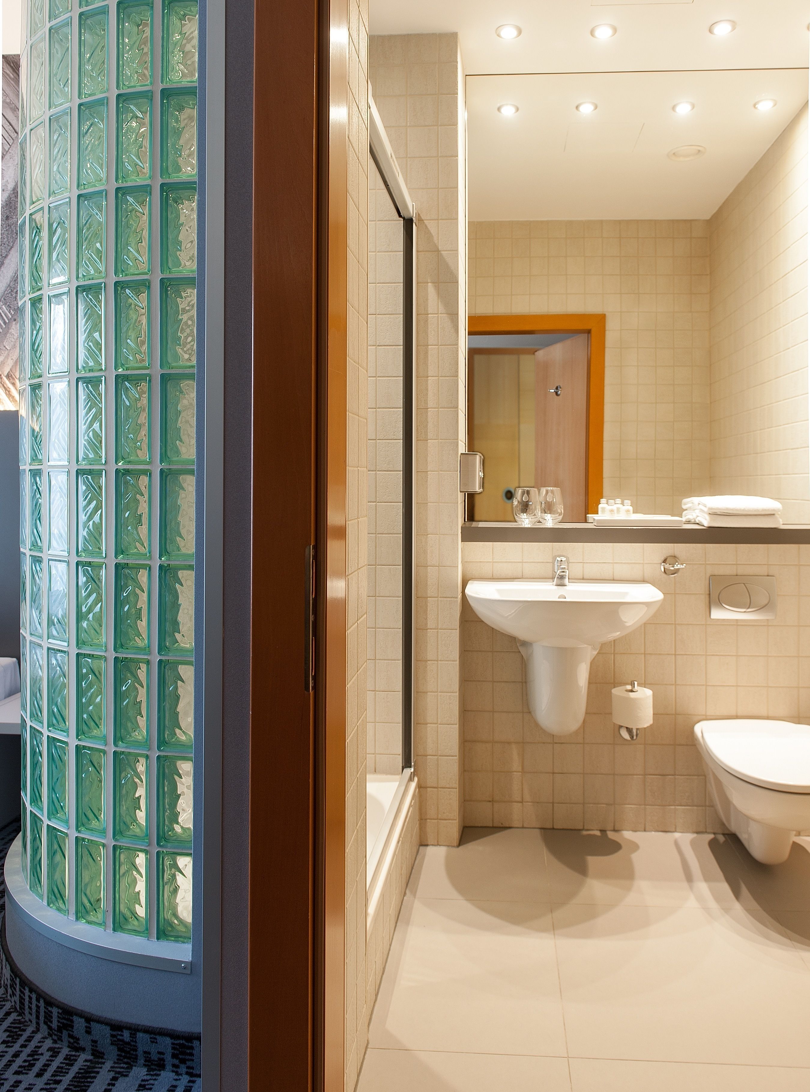 shower, free toiletries, hair dryer, bathrobes