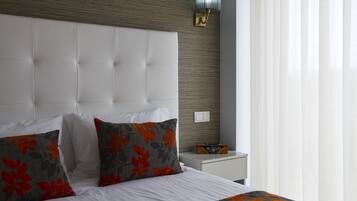 Premium bedding, minibar, in-room safe, desk