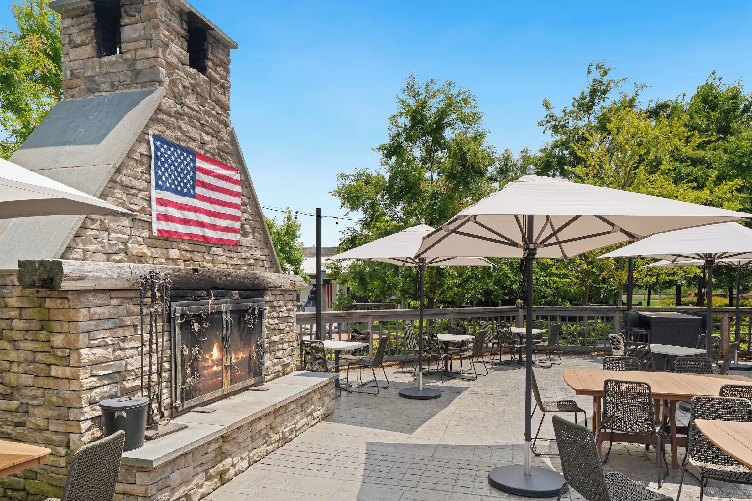 Udendørs spisemuligheder