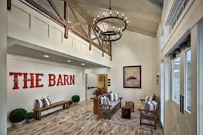 King Room in the Barn | Frette Italian sheets, premium bedding, down comforters, pillowtop beds