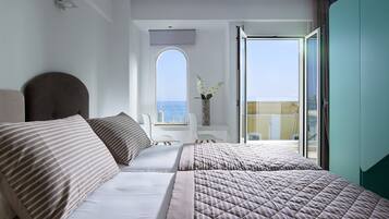 Double Room, Balcony, Sea View | View from room