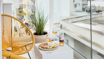 Double Room with Terrace | Premium bedding, Select Comfort beds, in-room safe, desk