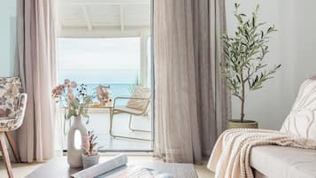 Superior Suite,Terrace, Sea View | Sengetøy av topp kvalitet og senger med Select Comfort-madrass