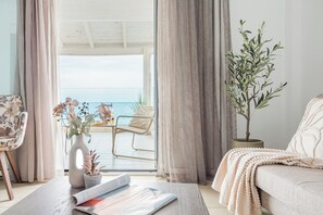 Superior Suite,Terrace, Sea View | Literie de qualité supérieure, matelas Select Comfort