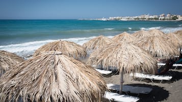 Vlak bij het strand