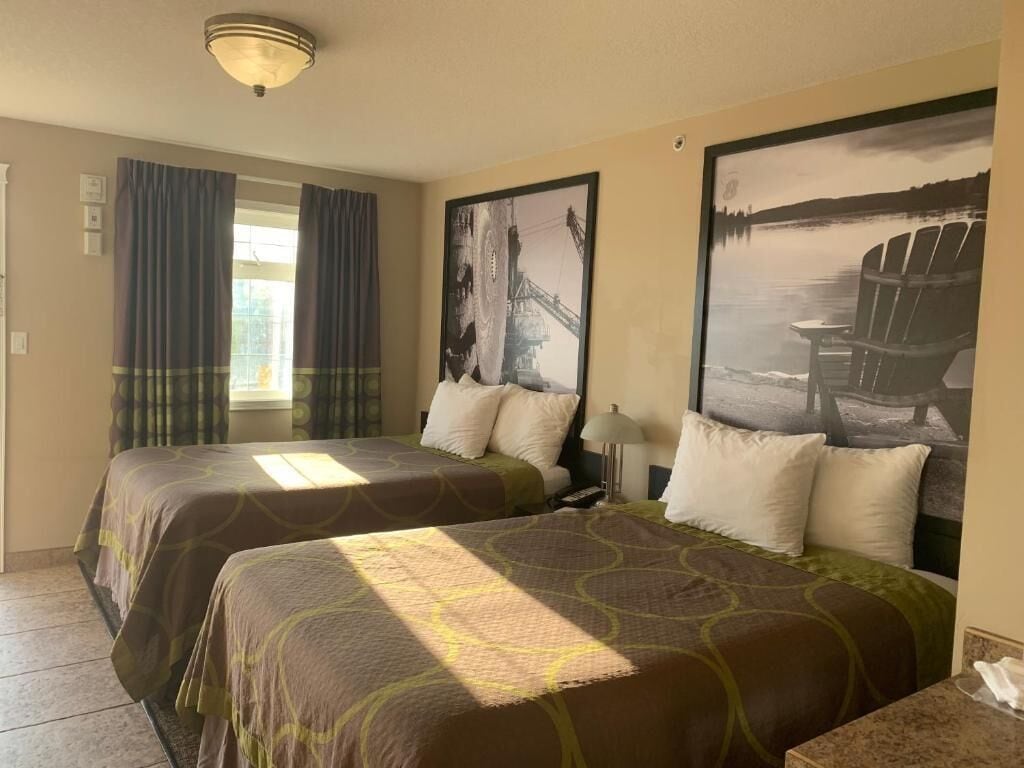 room, 2 double beds, non smoking (efficiency) | desk, rollaway beds, free wifi, bed sheets