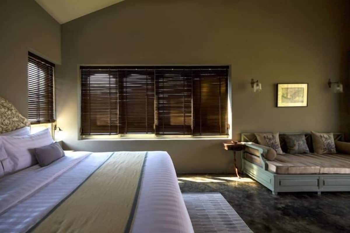 1 soverom, minibar, safe på rommet og blendingsgardiner