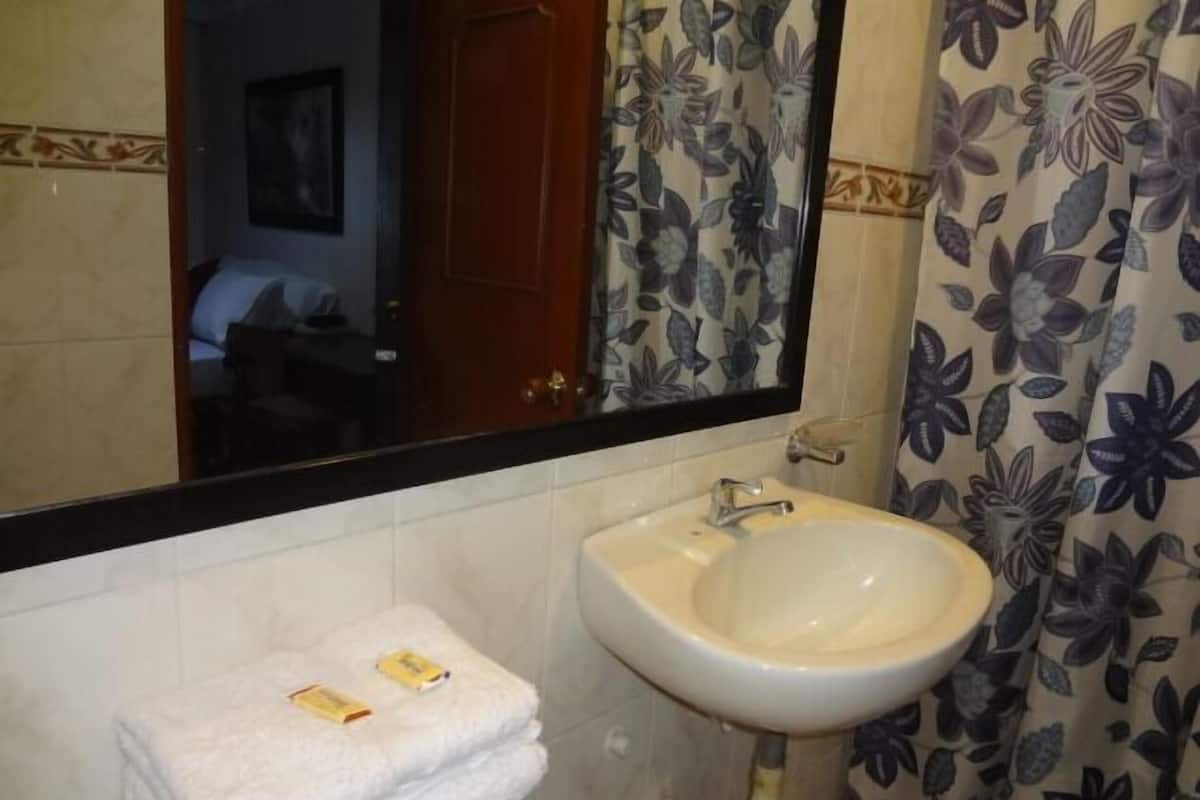 Zweibettzimmer (Fan) | Badezimmer | Dusche, kostenlose Toilettenartikel, Haartrockner, Handtücher