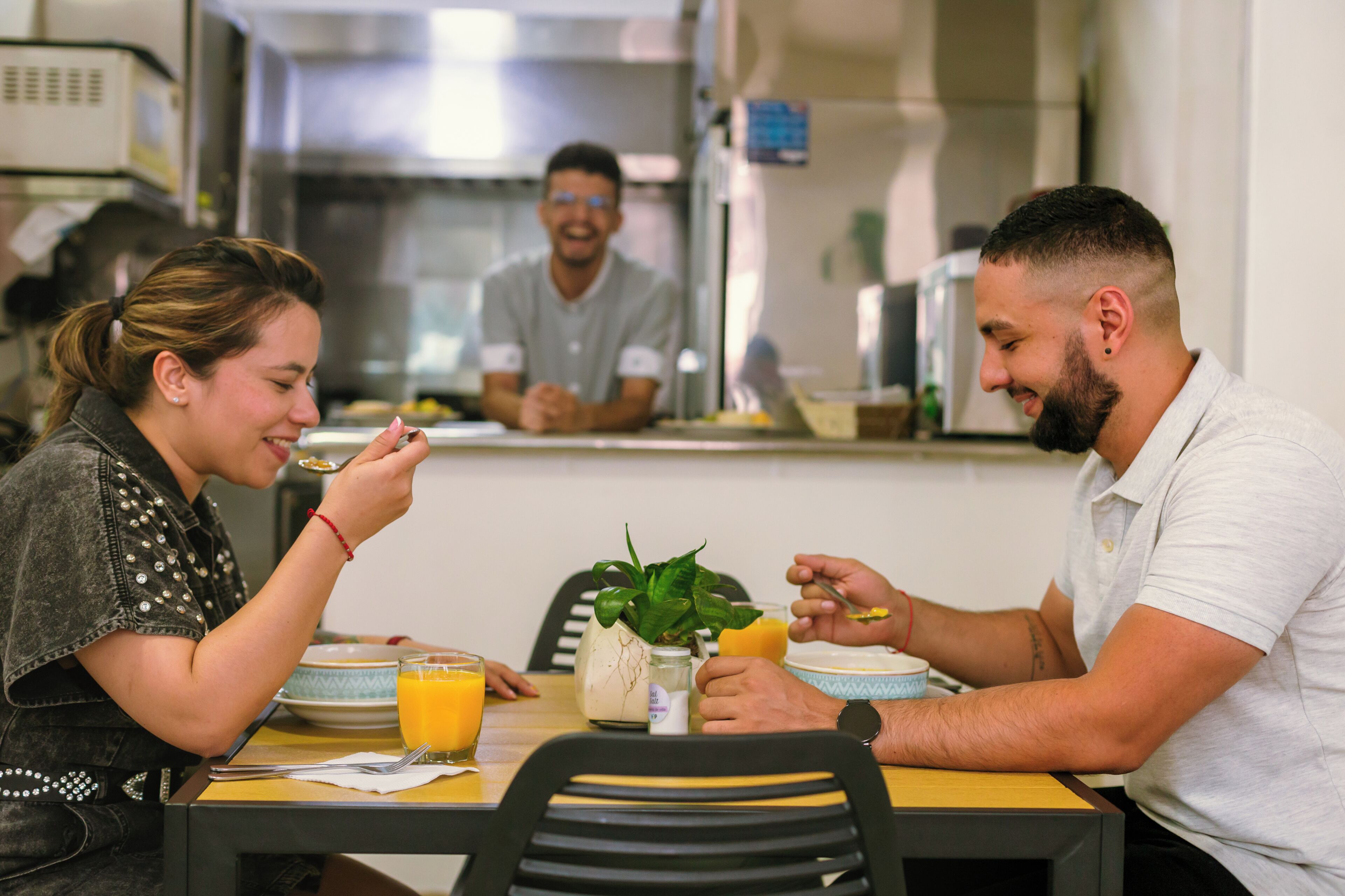 Free daily local cuisine breakfast