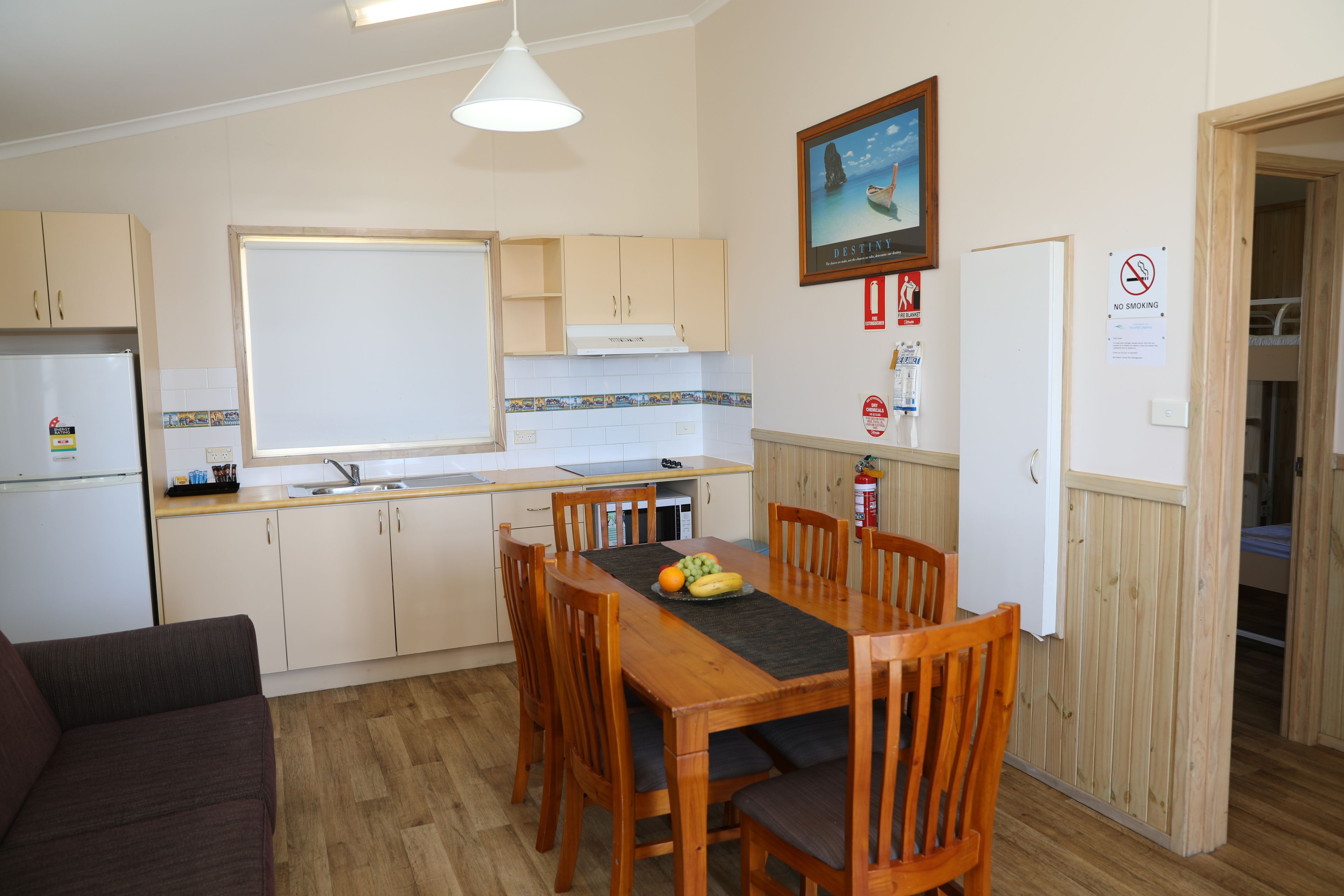 2 Bedroom Family 6 Berth Cabin | Private kitchen | Full-size fridge, microwave, stovetop, coffee/tea maker