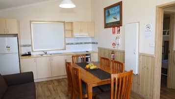2 Bedroom Family 6 Berth Cabin | Private kitchen | Full-size fridge, microwave, stovetop, coffee/tea maker