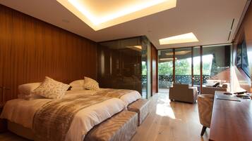 Habitación de lujo con 2 camas individuales (Forest View) | Sábanas de algodón egipcio y ropa de cama hipoalergénica