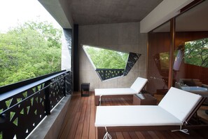 Chambre Luxe avec lits jumeaux (Forest View) | Terrasse/Patio