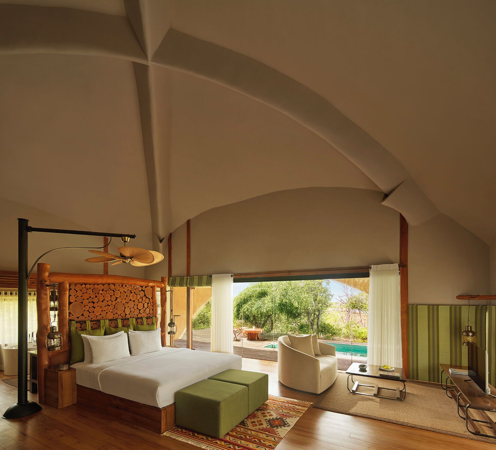 all inclusive luxury cabin with safari | egyptian cotton sheets, premium bedding, free minibar, in-room safe