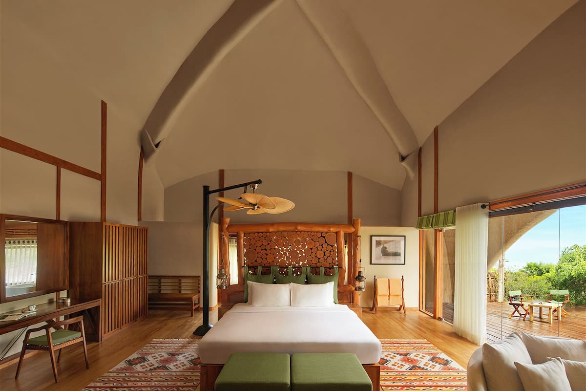 all inclusive luxury cabin with safari | egyptian cotton sheets, premium bedding, free minibar, in-room safe