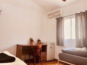 Deluxe Room, Shared Bathroom (Stella Maris) | In-room safe, desk, iron/ironing board, free WiFi - Al Yakhour Hostel (Haifa)
