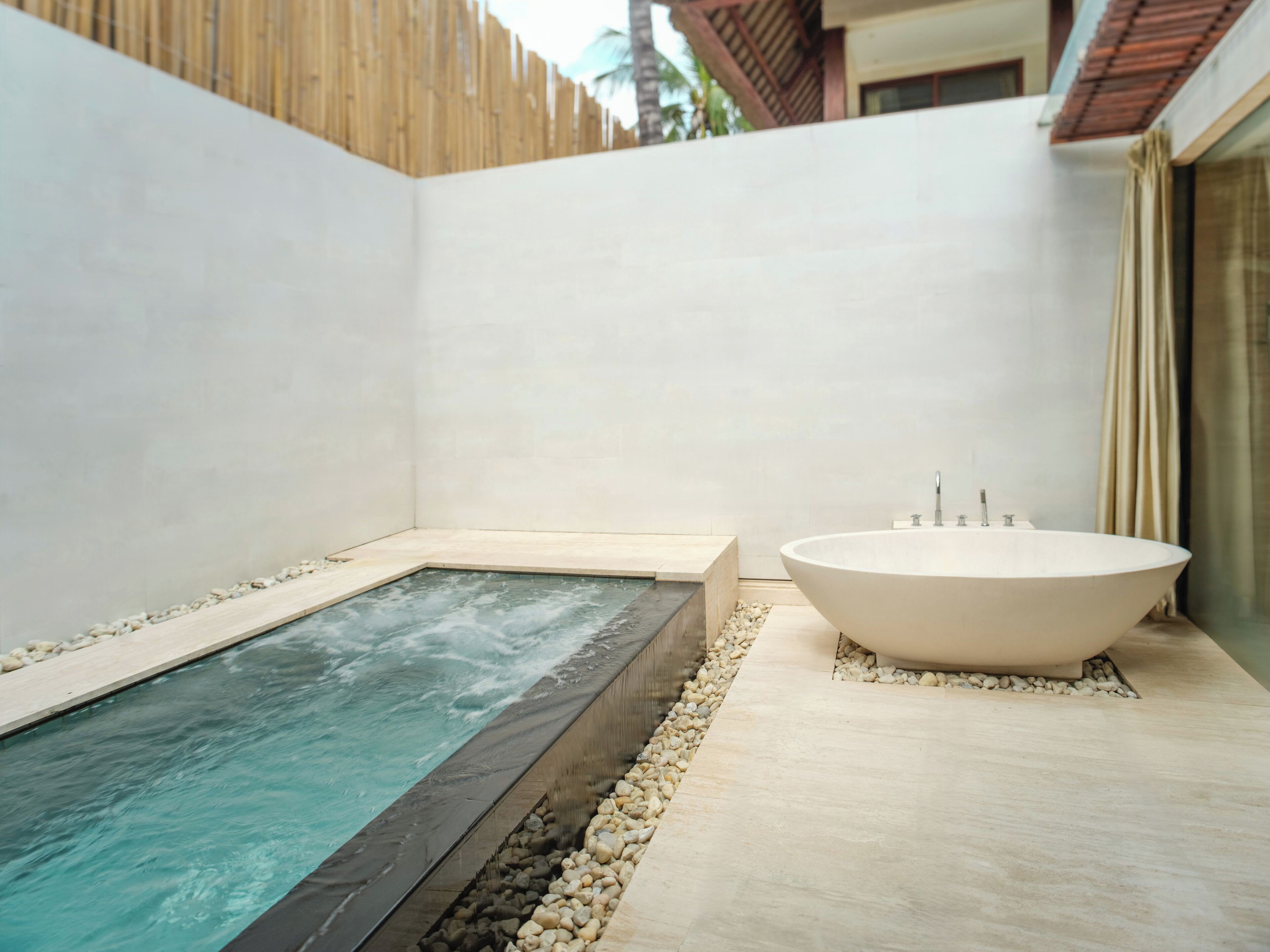 exclusive cottage, hot tub, partial ocean view | private pool