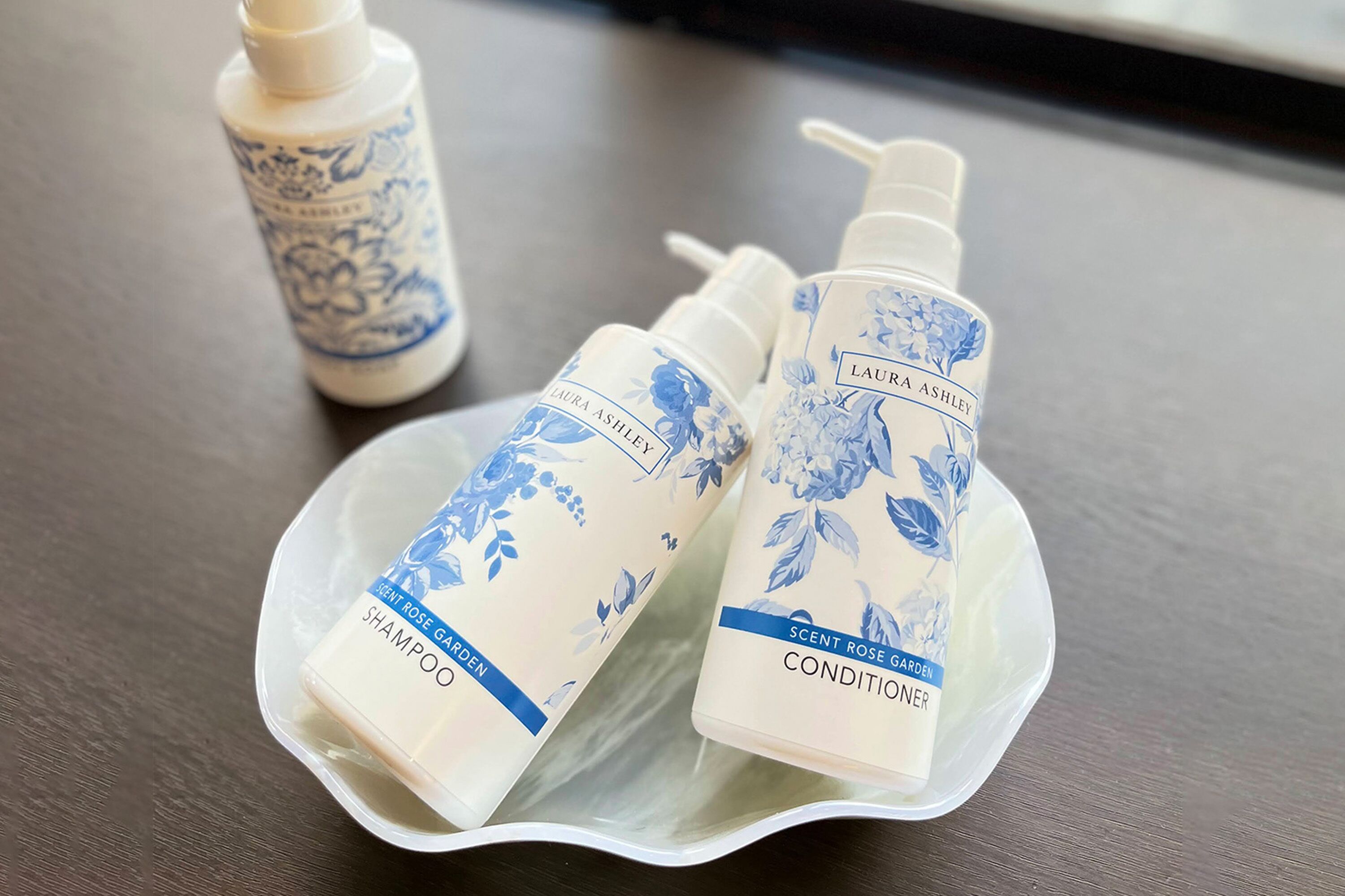 combined shower/bathtub, free toiletries, hair dryer, slippers