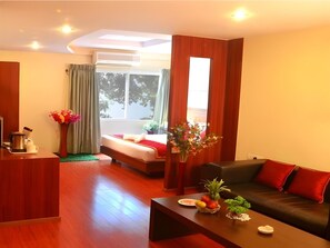 1 chambre, literie de qualité, minibar, coffre-fort