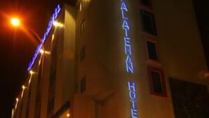 A hotel with a sign reading "FAACEN HOTEL" at night. - The Falatehan Hotel (Jakarta)