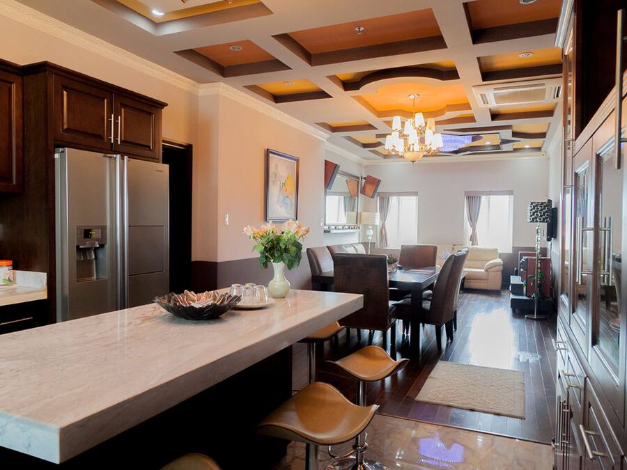 Penthouse, City View | Private kitchen