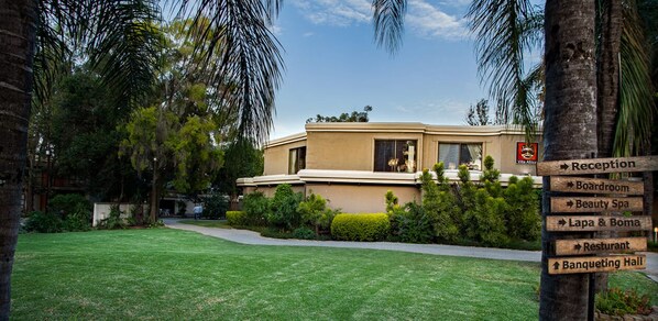 Fassade der Unterkunft