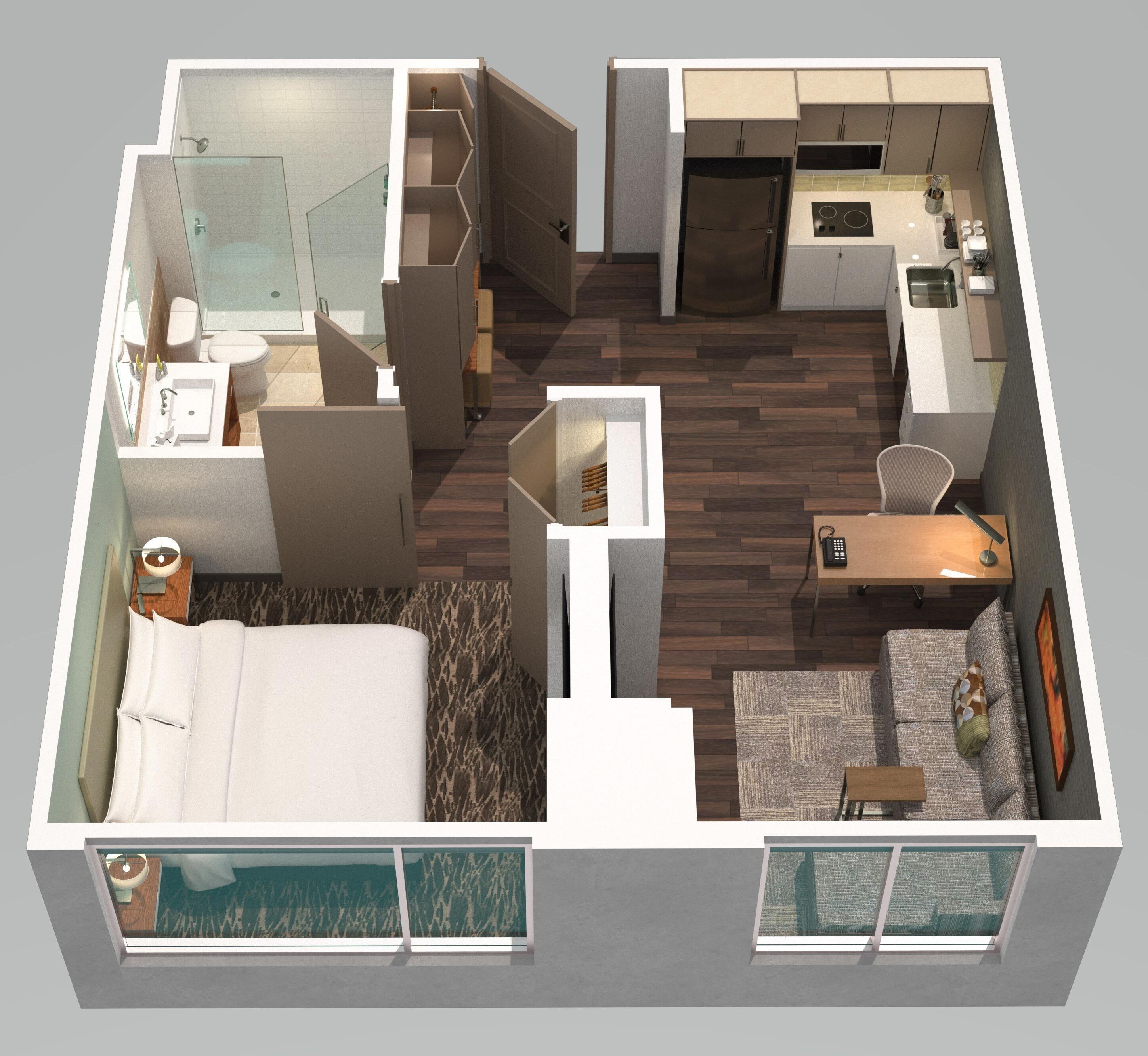 suite, 1 king bed with sofa bed | 1 bedroom, hypo-allergenic bedding, in-room safe, individually furnished