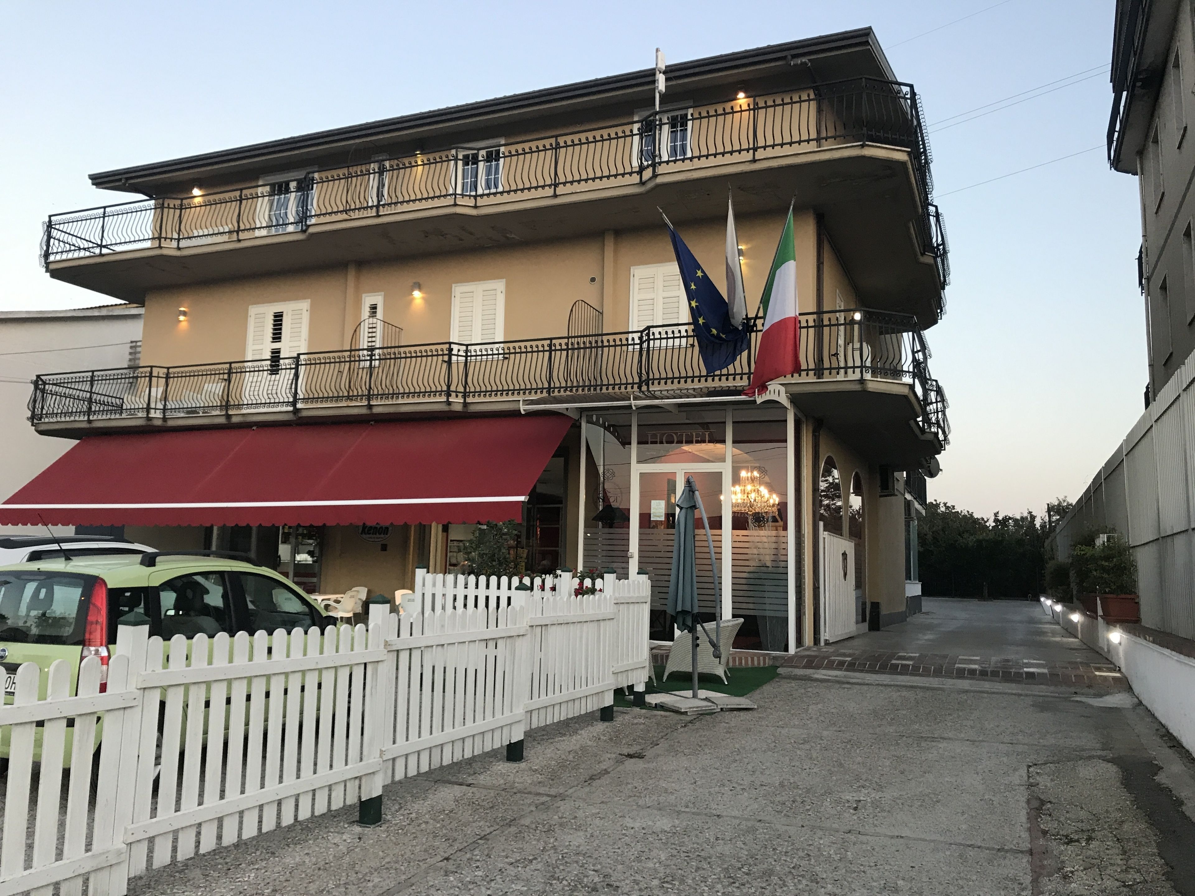 Fassade der Unterkunft