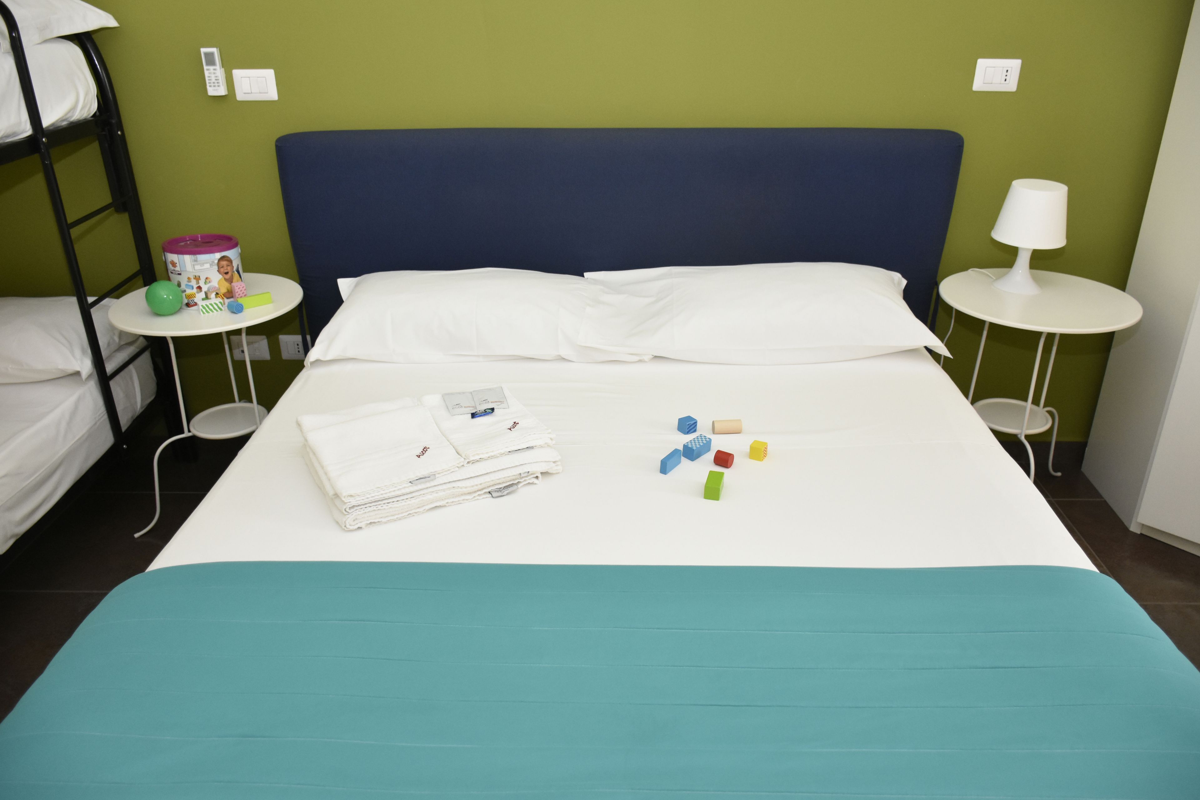 family room | premium bedding, down duvets, minibar, desk