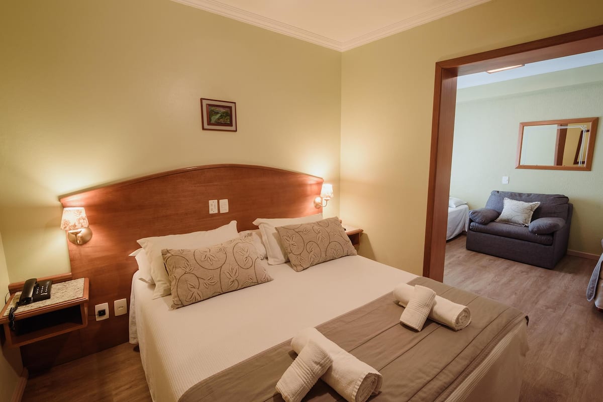 1 slaapkamer, een minibar, verduisterende gordijnen, gratis wifi