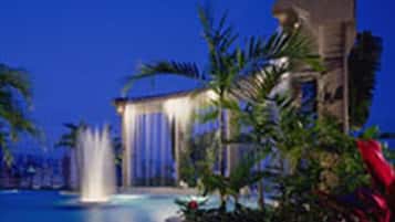 Indoor pool, outdoor pool