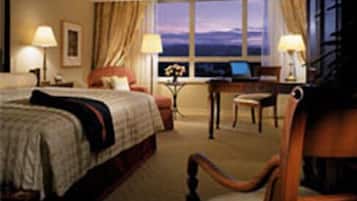 In-room safe, desk, iron/ironing board, free cribs/infant beds