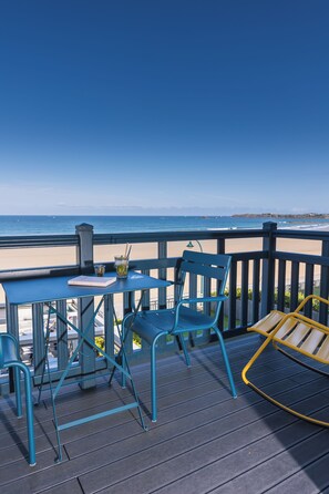 Double Room, Terrace, Sea View | View from room - Hôtel Les Charmettes (Saint-Malo)