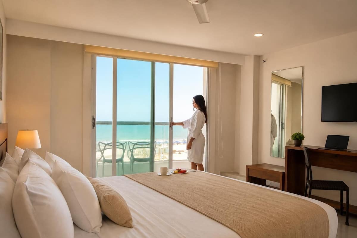 In-room safe, blackout curtains, soundproofing