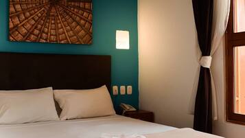 Superior Double Room, 1 King Bed, Private Bathroom, Poolside | In-room safe, desk, free WiFi, bed sheets